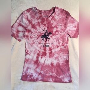 Beverly Hills Polo Club Kids Tie-Dye Shirt - Red